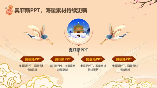 中国风橙红色毕业论文答辩PPT