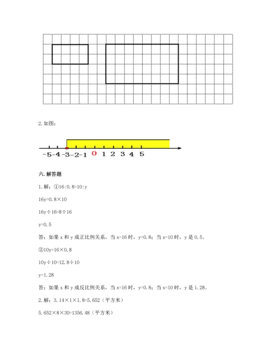 人教版六年级下册数学期末测试卷及完整答案（精品）.docx