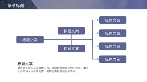 蓝黄高级商业项目计划书PPT模板