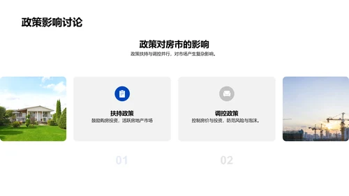 房地产业绩和发展策略PPT模板