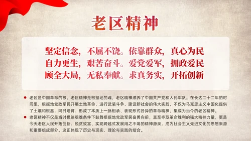 红色党建党课中国精神谱系教育课件PPT