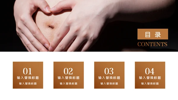 母婴健康知识孕婴保健健康知识ppt模板