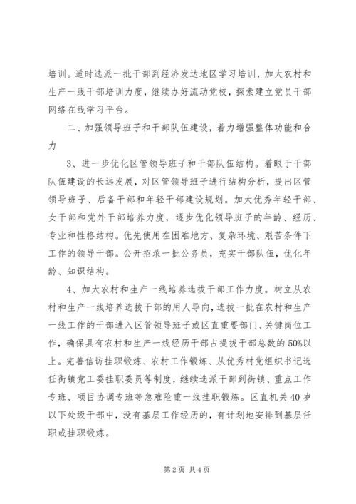 全区组织工作要点 (2).docx