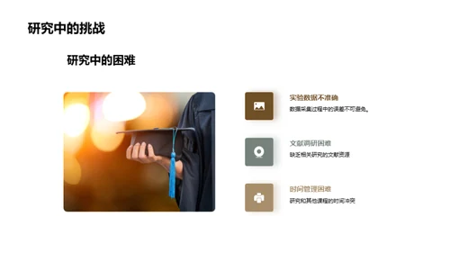 大学生涯的学术探索