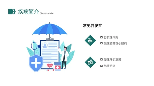 绿色形状插图微粒体风慢性阻塞性肺疾病查房培训医疗护士世界慢阻肺日