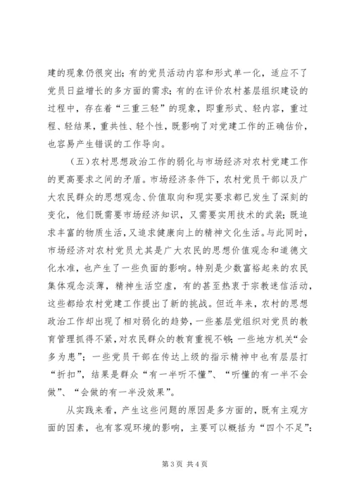 关于加强农村基层组织建设的思考 (7).docx