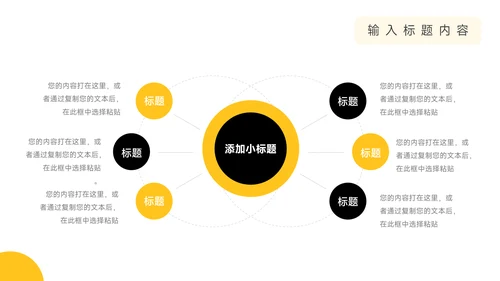 黄色前沿插画风电商运营方案策划PPT模板