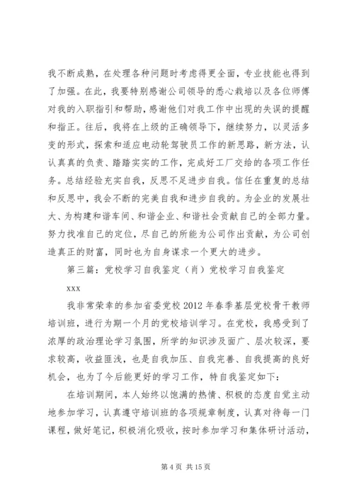 卜玉肖的自我鉴定.docx