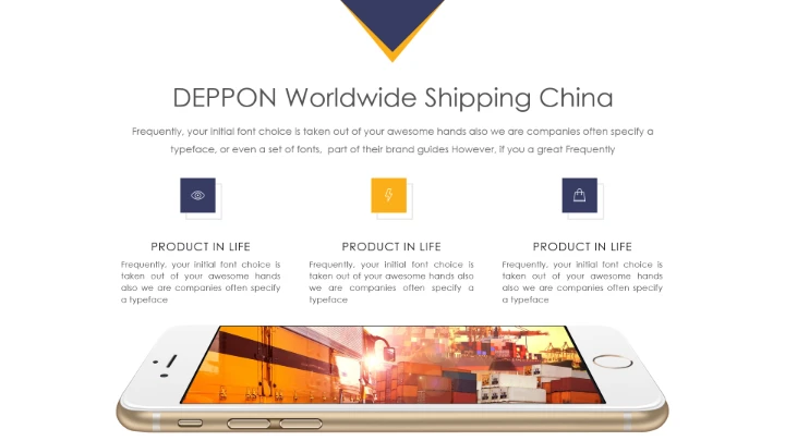 物流行业高端大气物流货运公司介绍通用PPT