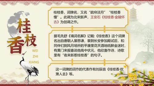 桂枝香金陵怀古诗歌鉴赏解析PPT模板
