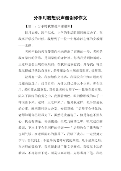 分手时我想说声谢谢你作文.docx