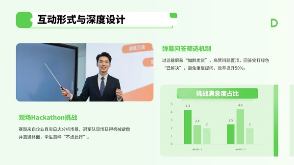 绿色商务风企业招聘宣讲会PPT