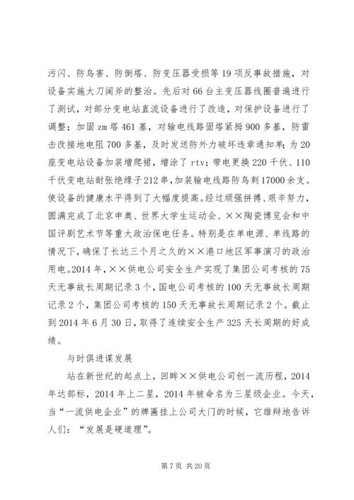 供电公司创建全国一流供电企业纪实 (7).docx