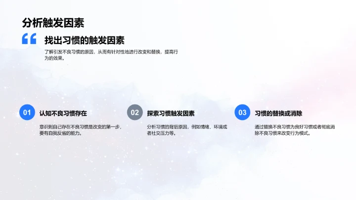 习惯养成及实践