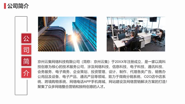 O2O社交电商招商宣传业务介绍PPT模板