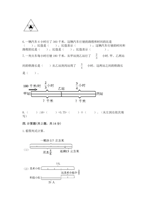 人教版六年级上册数学期末模拟卷含完整答案（全优）.docx