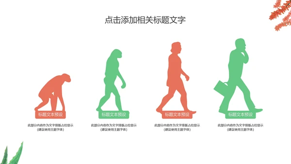 多肉植物清新述职报告动态PPT模板