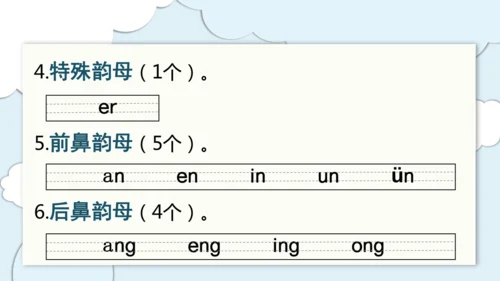 统编版语文一上第二、三单元 复习课件