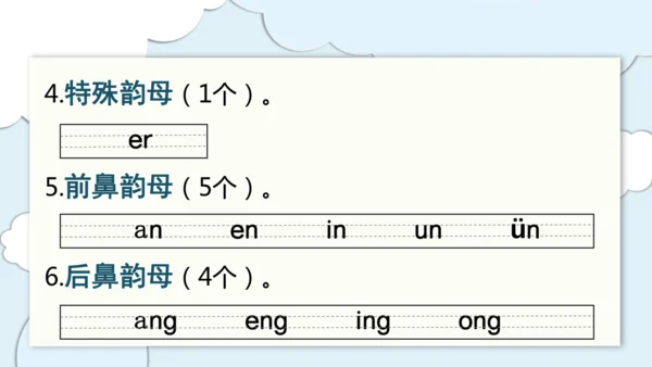 统编版语文一上第二、三单元 复习课件