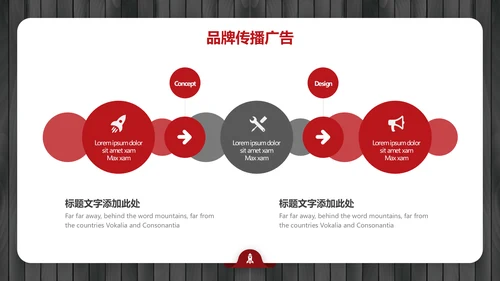 黑红简约大气品牌营销策划通用PPT