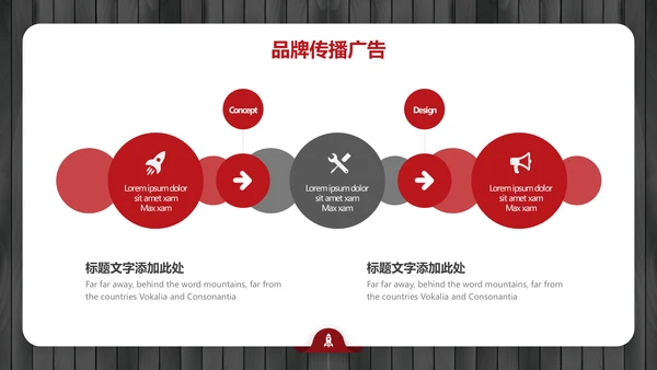 黑红简约大气品牌营销策划通用PPT