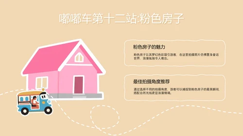 卡通贴纸风泰国旅游攻略