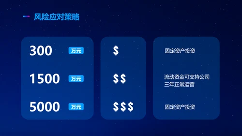 简约科技风星空商业计划书