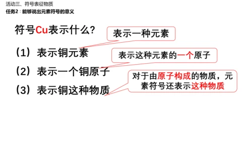 课题3 元素 课件(共27张PPT)