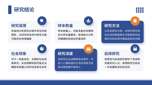 蓝色学术风风格文献汇报PPT模板
