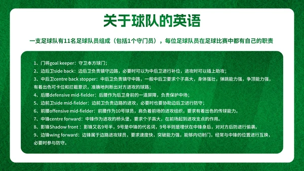 卡通插画足球世界杯主题科普PPT模板