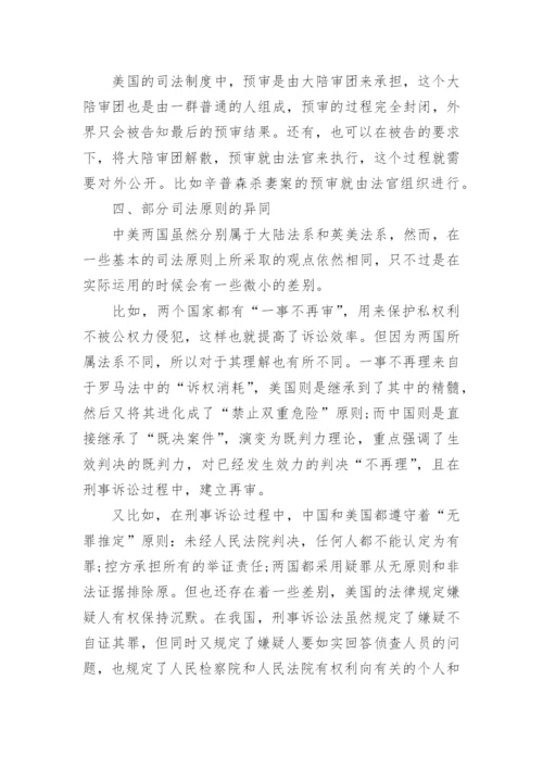 浅谈司法法学学年论文范文.docx