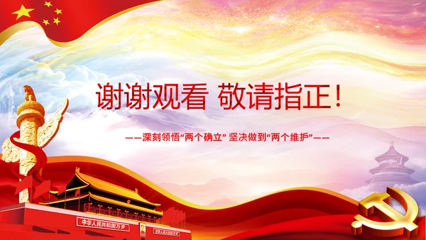 两个确立党的百年奋斗史成就经验决议PPT
