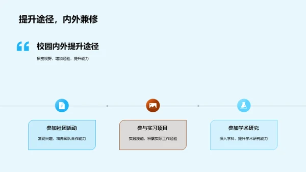 绘制学习生涯蓝图