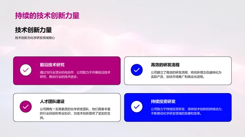季度化学研发报告PPT模板