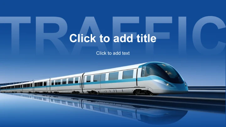 蓝色商务风交通运输商业计划书PPT主题