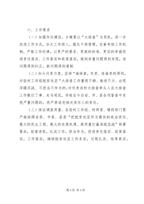 脱贫攻全覆盖问题大排查方案.docx