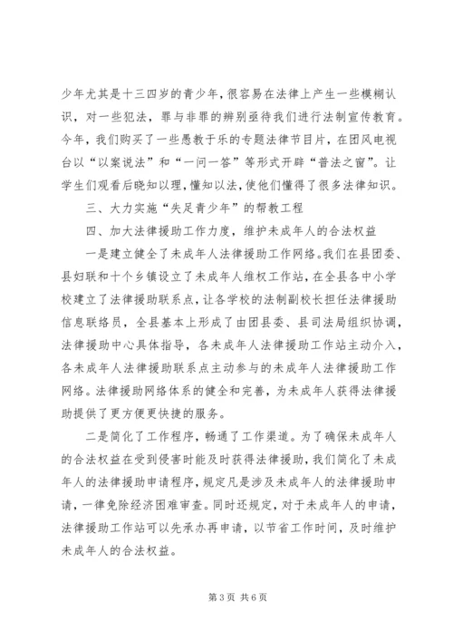 未成年人思想道德建设工作的情况汇报.docx