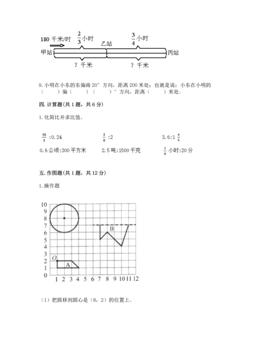 人教版六年级上册数学期末测试卷附答案（精练）.docx