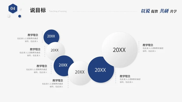 蓝色简约微粒体教师说课教学课件教育教学设计ppt模板
