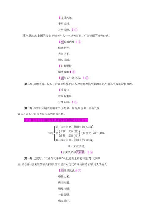 1 沁园春·雪【2024秋统编九上语文精彩课堂教案（单元概览+教材解读+课时设计）】