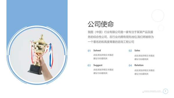 创意企业宣传公司简介商业计划书PPT模板