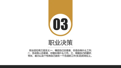实用大学生职业生涯规划PPT模板