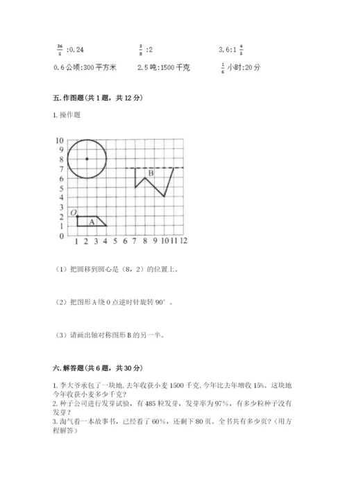 2022人教版六年级上册数学期末测试卷学生专用.docx