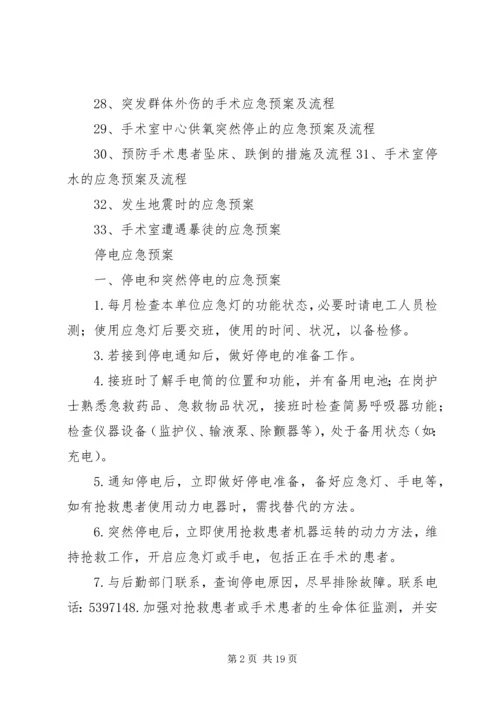 麻醉科突发事件应急处置预案全部.docx