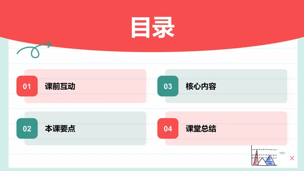 绿色卡通风小学教学课件PPT模板