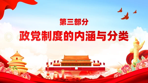红色党政风入党培训党政知识要点学习党课PPT模板