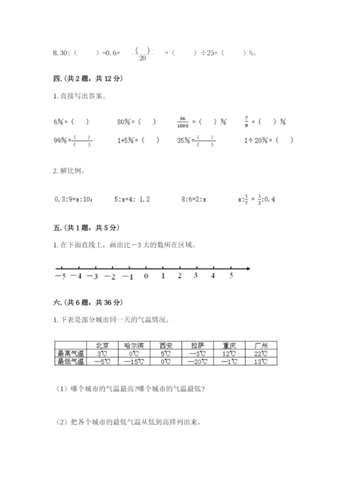 浙教版数学小升初模拟试卷（突破训练）.docx