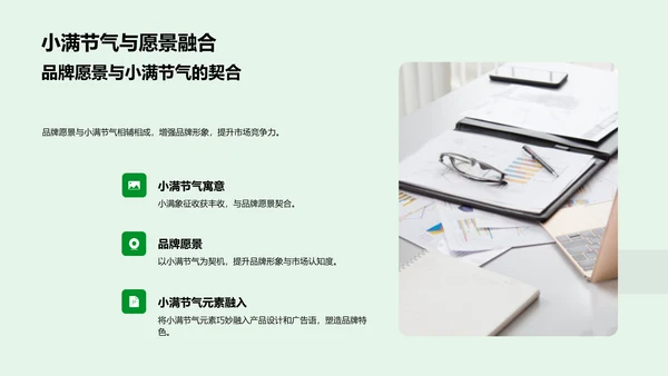 小满节气营销策略PPT模板
