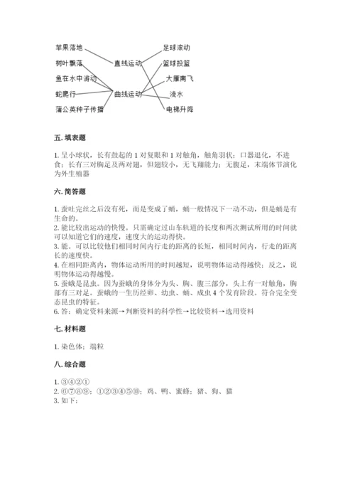 教科版科学三年级下册 期末测试卷附完整答案（网校专用）.docx