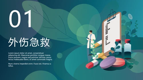 医院普外科急救常识PPT模板